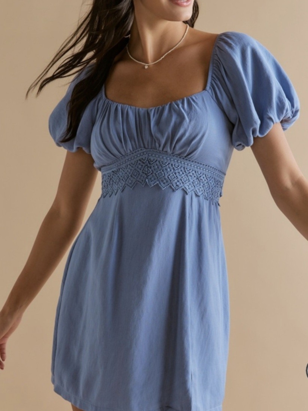 Trixxi Juniors' Trim Waist Short-Sleeve Dress